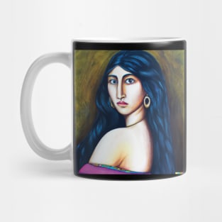 Dall-E Woman Mug